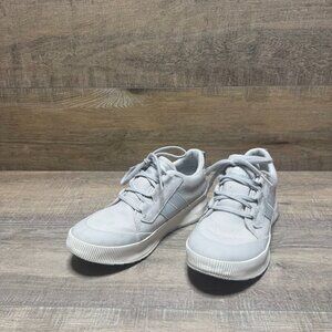 Sorel Out N About III Moonstone Canvas Sneakers Women's Size 8